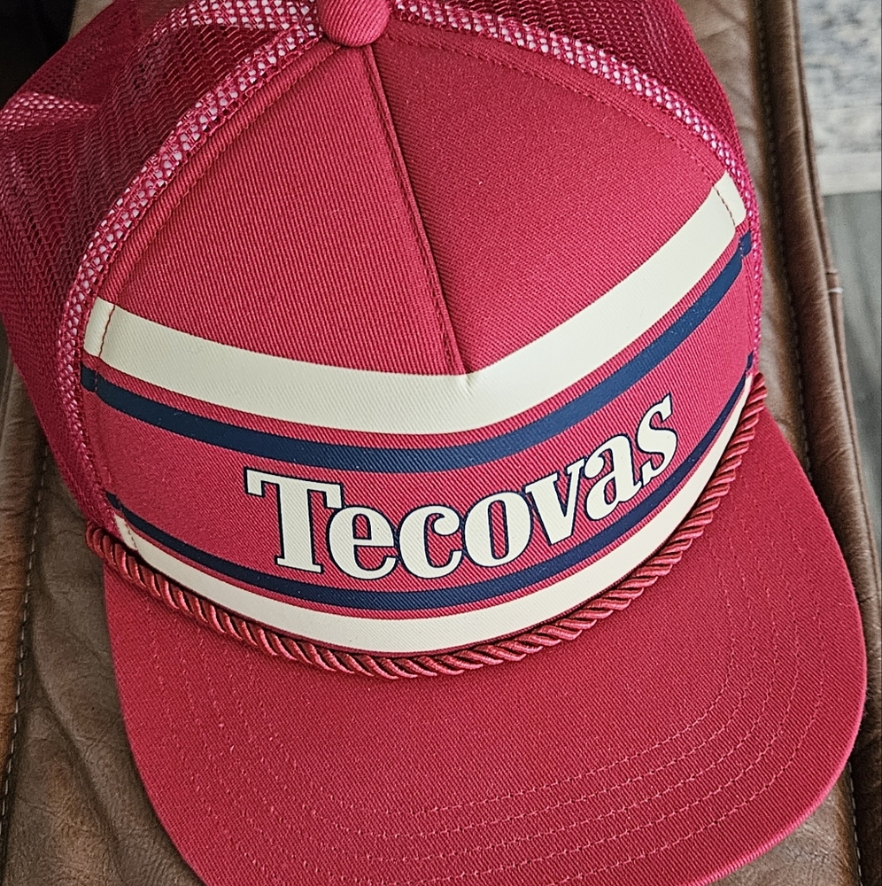 Tecovas Red and Cream Trucker Hat Classic Style